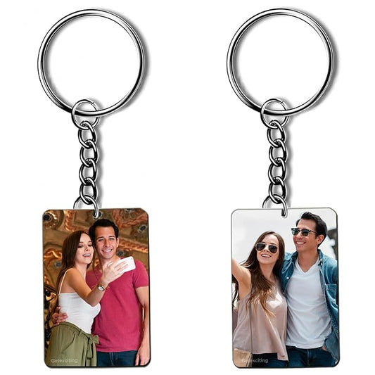 Acrylic Glass Keychain with Custom Photo